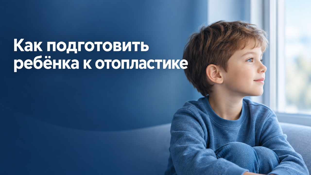 Детская отопластика: со скольки лет можно, цена и как подготовить ребёнка